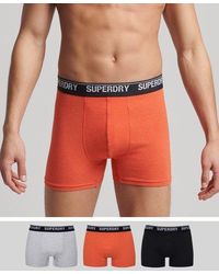 Superdry - Organic Cotton Boxers Triple Pack - Lyst