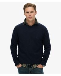 Superdry - & Co Wool Blend Jumper - Lyst