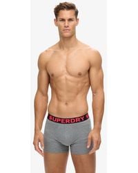 Superdry - & Co Classic Panelled Boxer Triple Pack - Lyst