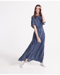 superdry carissa macrame maxi dress