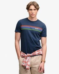 Superdry - & Co Outdoor Stripe Logo Relaxed T-shirt - Lyst