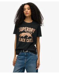 Superdry - Embellished Varsity Relaxed T-Shirt - Lyst
