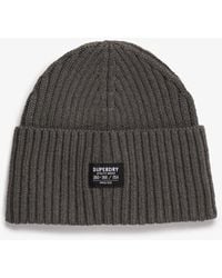 Superdry - & Co Workwear Knitted Beanie Hat - Lyst
