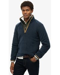 Superdry - & Co Estate Half Zip Fleece - Lyst