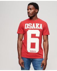 Superdry - Osaka 6 T-shirt Met Puffprint - Lyst