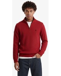 Superdry - & Co Cotton Half Zip Knit Jumper - Lyst