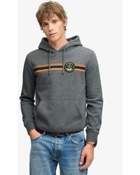 Superdry - & Co Outdoors Stripe Logo Hoodie - Lyst