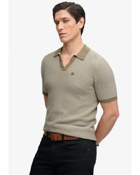 Superdry - & Co Johnny Collar Knitted Polo Shirt - Lyst