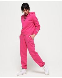 superdry pink tracksuit