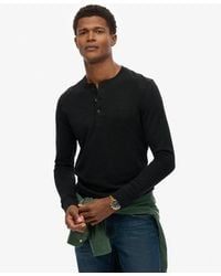 Superdry - Classic Essential Henley Top - Lyst