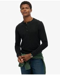 Superdry - Classic Essential Grandad Top - Lyst