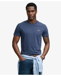 Superdry - & Co Essential Serif Logo Embroidered T-shirt - Lyst