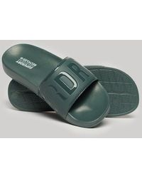 Superdry - & Co Code Core Pool Sliders - Lyst