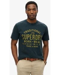 Superdry - & Co Machined Goods Workwear T-shirt - Lyst