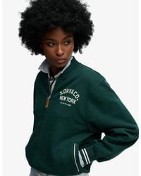 Superdry - & Co Country Club Jersey Bomber - Lyst