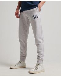 Superdry - Vintage Gym Athletic Joggers Light Grey - Lyst