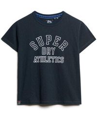 Superdry - & Co Athletic Essentials Graphic Fitted T-shirt - Lyst
