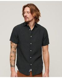 Superdry - Slim Fit Studios Casual Linen Shirt - Lyst