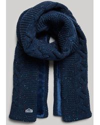 Superdry - Écharpe en maille torsadée - Lyst