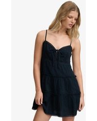 Superdry - & Co Cheesecloth Tiered Mini Dress - Lyst