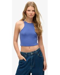 Superdry - & Co Studios Jersey Racer Tank Top - Lyst