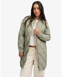 Superdry - Longline Onion Quilt Liner Jacket - Lyst