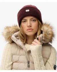 Superdry - & Co Rib Knitted Beanie Hat - Lyst