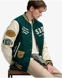 Superdry - & Co Vintage Patched Varsity Jacket - Lyst