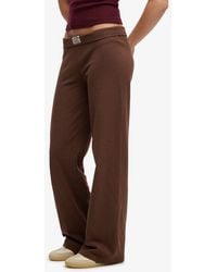 Superdry - & Co Athletic Essentials Fold Over joggers - Lyst