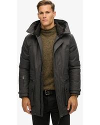 Superdry - & Co City Tweed Padded Parka Jacket - Lyst