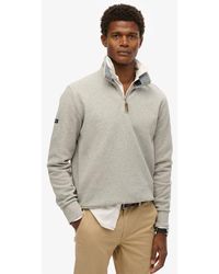 Superdry - & Co Core Pique Half Zip Sweatshirt - Lyst