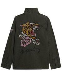 Superdry - & Co M65 Embellished Military Jacket - Lyst