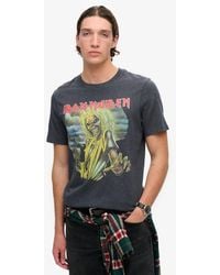 Superdry - Iron Maiden X Limited Edition Mens Classic Graphic Print T-shirt - Lyst