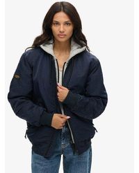 Superdry - Oversized Military Hooded Ma1 Jacket - Lyst