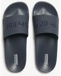 Superdry - & Co Logo Pool Sliders - Lyst