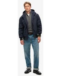 Superdry - & Co Surplus Nylon Hooded Bomber Jacket - Lyst