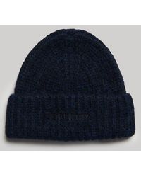 Superdry - & Co Essential Ribbed Beanie - Lyst