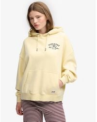 Superdry - Luxe Casual Embroidered Relaxed Hoodie - Lyst