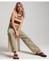 Superdry - & Co Wijde Vintage Timmermansbroek Van Biologisch Katoen - Lyst