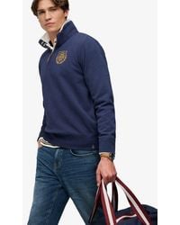 Superdry - & Co Gothic Varsity Half Zip Sweatshirt - Lyst