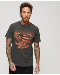 Superdry - T-shirt style années 70 lo-fi graphic band - Lyst