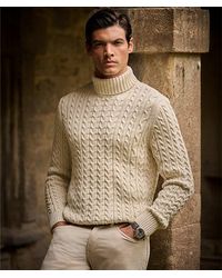 Superdry - & Co Jacob Cable Roll Neck Jumper - Lyst