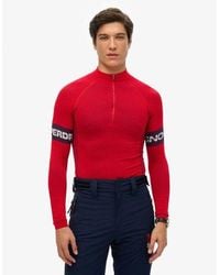 Superdry - Sport Seamless 1/4 Zip Baselayer Top - Lyst