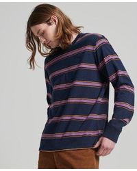 Superdry - Vintage Textured Stripe Top - Lyst