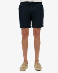 Superdry - & Co The Merchant Store- Linen Shorts - Lyst