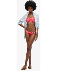 Superdry - Bas de bikini espiègle imprimé - Lyst