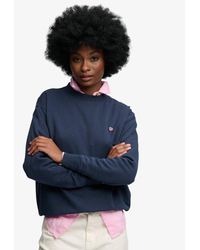 Superdry - & Co Essential Heritage Crew Sweatshirt - Lyst