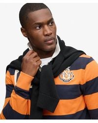 Superdry - & Co Monogram Stripe Rugby Shirt - Lyst