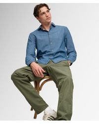 Superdry - & Co Essentials Chambray Long Sleeve Shirt - Lyst