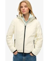 Superdry - & Co Hooded Logo Windbreaker Jacket - Lyst